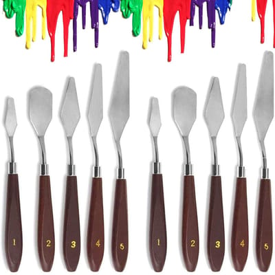 Dailygoody - Palette Knife Set - 10-delige Set voor Olieverf - voor