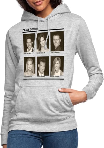 Friends Vintage Foto's Class of 2004 Hoodie Dames