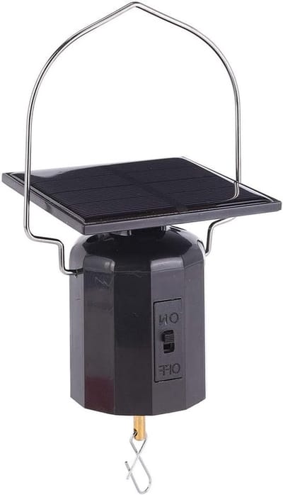 Draaibare Zonne-energie Windspinner Motor voor Tuinaccessoires, Mobiele Rotary Motor voor Windgongen en Zonnevangers, Ideaal voor Buitengebruik