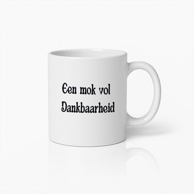 Een Mok Vol Dankbaarheid – Perfect Bedankcadeau Mok