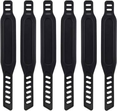 Pedaalriemen - 3 Paar - Fiets riemen - Hometrainer pedaalriemen - PP - Verstelbare lengte universele pedaalriem - Fiets Accessoires - Geschikt Voor Fietspedalen - 31*4.5cm - Zwart