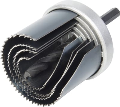 wolfcraft - Gatenzaag voor sanitaire installaties, Ø 25–53 mm - 8917000