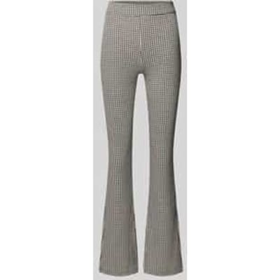 Slim fit bell bottom van een mix van katoen en viscose, model 'NAROSETTA'