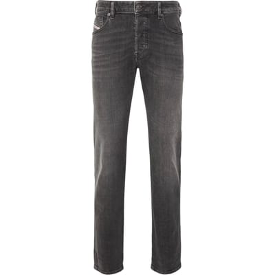 Diesel D-Yennox taps toelopende donkergrijze jeans