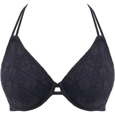 Freya NOMAD NIGHTS UW HALTER BIKINI TOP Dames Bikinitopje - Black - Maat 85F