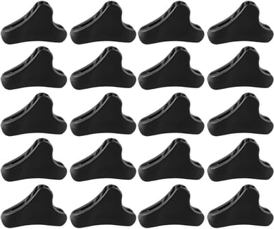 Dailygoods- Touwspanners 20 Stuks - Lichtgewicht Kunststof - Driehoekige Vorm - Voor Tenten/Luifels - Houdt Touwen Tot 3 mm Vast - Ideaal Voor Kamperen - Tentspanners