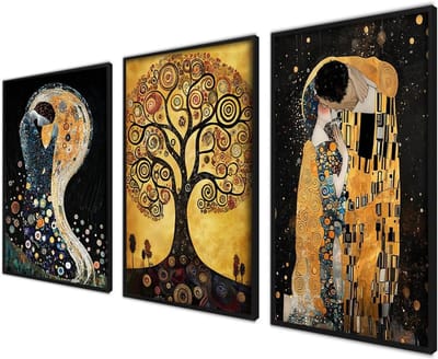 Poster Set - Wanddecoratie Prints - Woonkamer Decoratie - Gemaakt in EU - 50x70 cm - Art deco