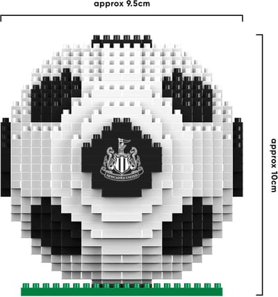 3D Voetbal Model - Bouwpakket Puzzel - Hobby Bouwen - Officieel Gelicentieerd Design - 10x9x9 cm - Voetbalclub Kleuren