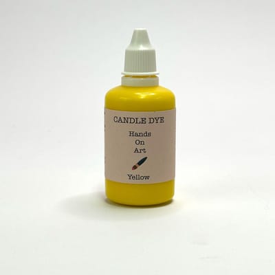 MGM Trading® - Hands on art - Candle dye - Kleurstof voor kaarsvet - 20 ml - 1 fles - Hoog Geconcentreerd - Geel