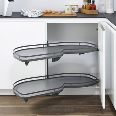 Kesseböhmer LeMans II Hoekkast beslag links 450 mm anthraciet