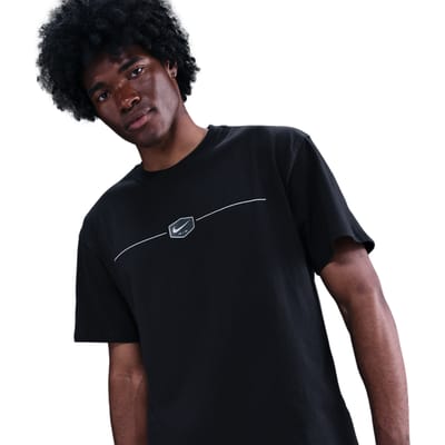 Nike M90 T-shirts Heren - Zwart - Maat XS - Katoen Jersey