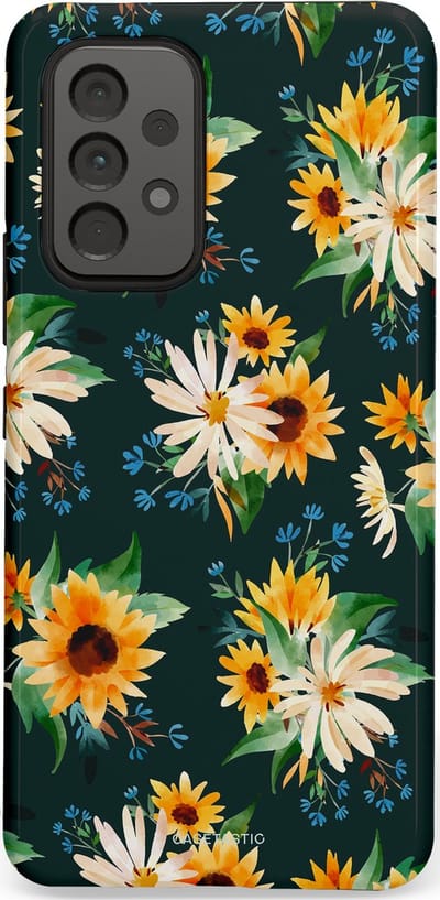 Casetastic Hoesje Geschikt voor Samsung A53 - Stijlvolle Beschermende Duo-layer Case - Zonnebosjes