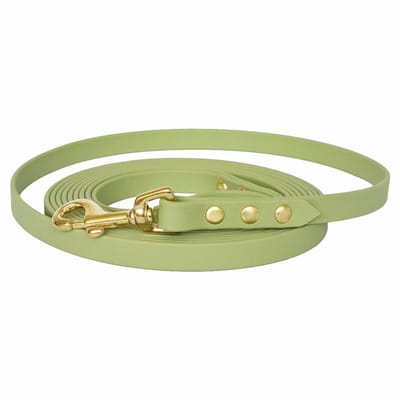 Hondenriem - BioThane® - Guacamole - 10 meter - 13mm - Kleine hond