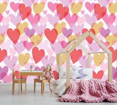 INGK Kinderbehang - Olive & Noah - More Hearts
