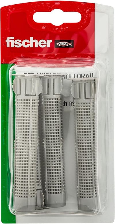Stekkerpluggen Nylon 16 x 85 mm voor Geperforeerde Steen - Set van 4