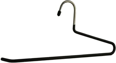 De Kledinghanger Gigant - Broekhanger - Volwassenen - 7961 - 50 Stuks - metaal - Zwart - Anti-slip Coating - 37 cm - Pantalonhanger - metaalhanger (7961_00/50)