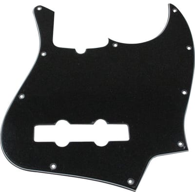 Fender Pickguard standaard Jazz bas zwart 3-Ply - Pickguard voor basgitaar