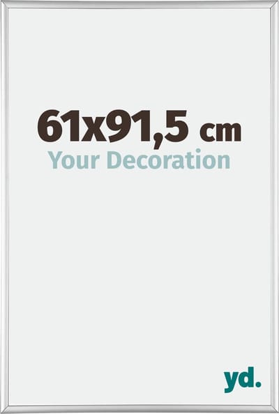 Your Decoration - Fotolijst 61x91,5 cm - Aluminium - Zilver Hoogglans - Kent
