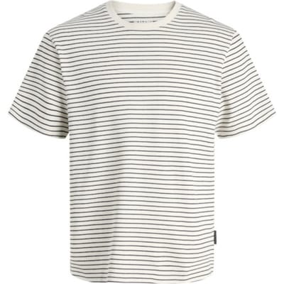 JACK&JONES - JJEDOVER STRIPED TEE SS CREW NECK SN - Heren - T-shirts