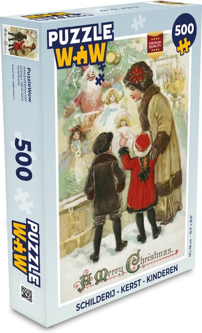 Puzzel Kunst - Kerst - Kinderen - Legpuzzel - Puzzel 500 stukjes - Kerst - Cadeau - Kerstcadeau voor mannen, vrouwen en kinderen