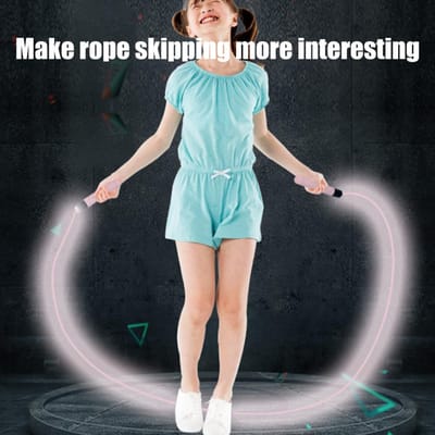 Glow-in-the-dark Springtouw Springtouw LED Springtouw voor Kinderen Volwassenen Fitness