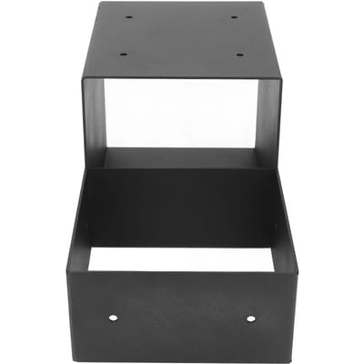 Support de Pergola Galvanisé Double Couche Résistant aux Intempéries Supports de Pergola Universels Quincaillerie black