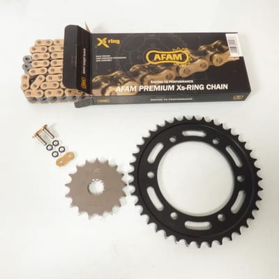 Kit chaîne Afam pour moto Suzuki 1300 GSXR-R Hayabusa 17x40 pas 530 Neuf