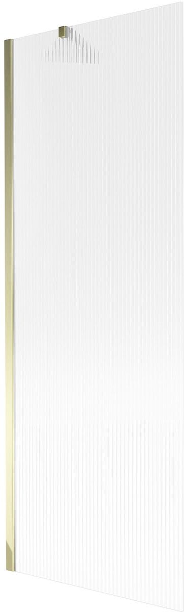 Mexen Next badwand scherm 1-deurs 70 x 150 , streepjes, goud - 895-070-000-00-09-50