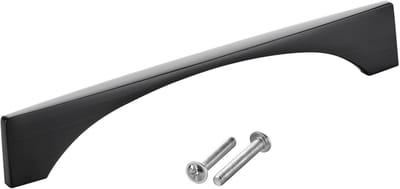 SOTECH aluminium meubelgreep BLACKLINE XIV BA 128 mm mat zwart (lengte 145 mm, breedte 4,4 mm, hoogte 24 mm) design vitrinegreep
