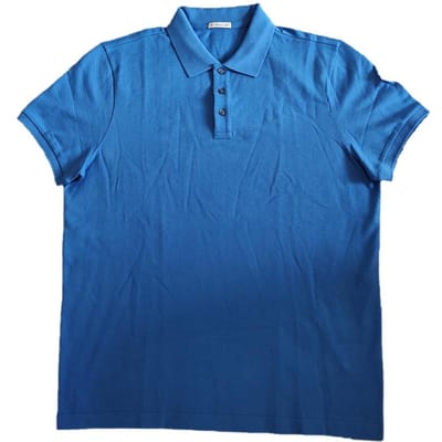 Polo Casual Manches Courtes Logo Moncler Hommes polos Bleu I10918A7051084556708 XL blue