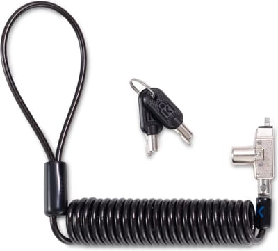 Kensington Slim N17 2.0 Portable Keyed Laptop Lock voor Wedge-Shaped Slots