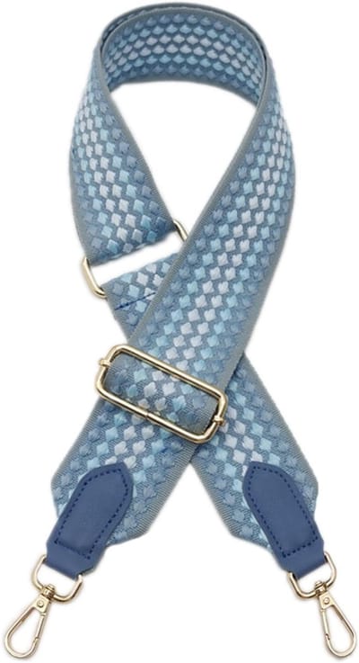 Verstelbare Schouderband 80-100 cm, Vervangingsriem voor Tas, 5 cm Breed, Crossbody Riem voor DIY Accessoires in Blauw, Ideaal voor Handtassen en Rugzakken