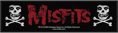 Misfits - Cross Bones Patch - Super Strip - Zwart
