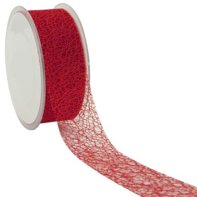 Crispy lint Honeycomb Rood 38mm 20m