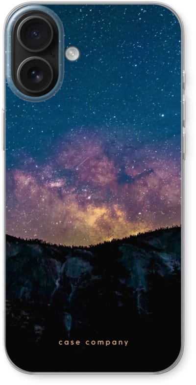 Case Company® - Hoesje geschikt voor iPhone 16 Plus hoesje - Travel to space - Soft Cover Telefoonhoesje - Bescherming aan alle Kanten en Schermrand