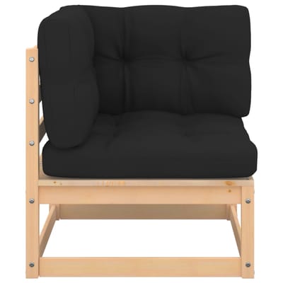 vidaXL - 4-delige - Loungeset - massief - grenenhout