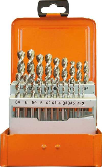 21-dlg Spiraalboorset 2 - 10,2 mm , HSS-Co DIN 1897 Typ UF-L ''Projahn''