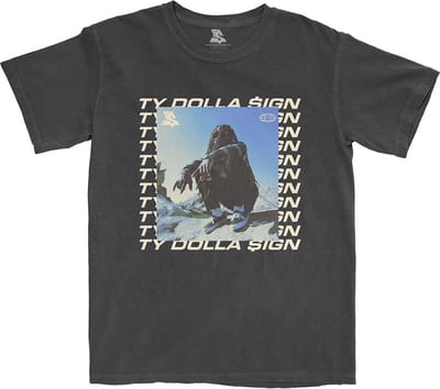 Ty Dolla Sign - Global Square Heren T-shirt - S - Zwart
