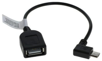 OTB Adapterkabel micro-USB - OTG (On-The-Go) - 90graden