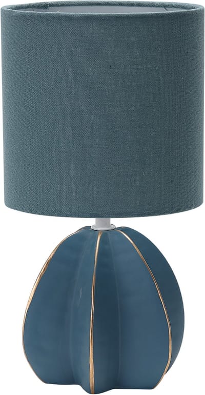 Luxus Europe - Tafellamp Brussels Blauw - Keramische Tafellamp - Design Tafellamp Binnen - Decoratieve Tafellamp - Modern Design