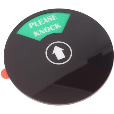 Panneau de Porte de Bureau 5 pouces Plaques Décoratives Mignonnes 4 Statuts Ne Pas Déranger Veuillez Frapper Hors du Bureau Dans