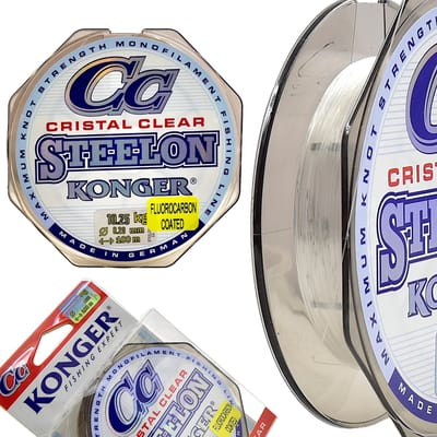 Konger Steelon Cristal Clear Fluorocarbon Coating Vislijn 0.28mm 10.25kg
