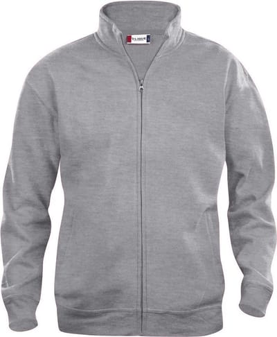 Clique Basic Cardigan Junior 021028 - Grijs-melange - 110-120