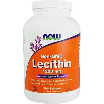 Now Foods Lecithin 1200mg (100 softgels) Unflavoured - Vitaminen, mineralen & gezondheid - Vitaminen & Mineralen Complex