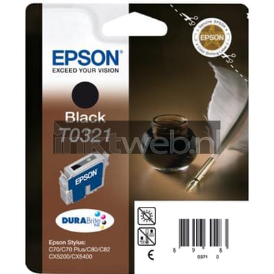 Epson T0321 zwart (Origineel)