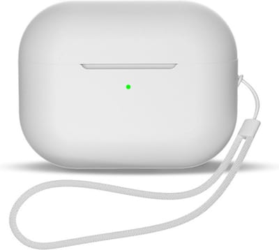 Coverup Hoesje - Geschikt voor AirPods Pro 2 Hoesje - Coverup Siliconen Case - Wit