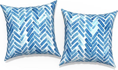 Set van 2 Decoratieve Buitenkussenslopen 50x50 cm - Waterafstotend voor Terras en Tuin