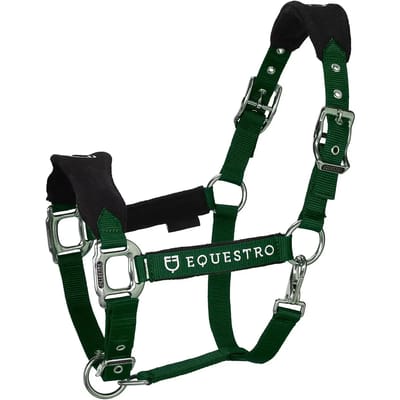 Nylon halster en longe voor paard in nylon Equestro