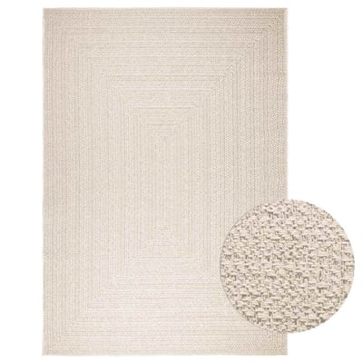 vidaXL - Vloerkleed - ZIZUR - room - binnen - en - buiten - 200x290 - cm - jute - look