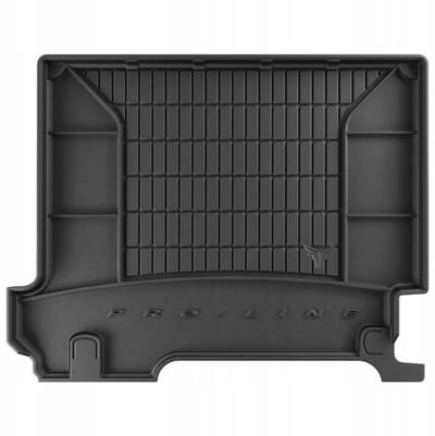 LuxGear Geschikt voor NISSAN NV200 vanaf 2009 - Kofferbakmat - 5 Personen - TPE Rubber - 5 cm Hoge Rand - Organizer